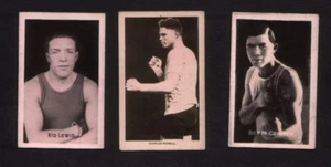 Cigarette cards trade inserts Boxing boxers 1922 Kid Lewis, Charles Penwill etc - Picture 1 of 2