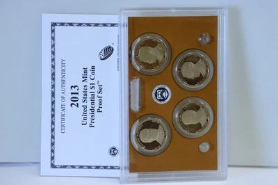 2013-S U.S. Mint Presidential $1 Coin Proof Set W/ Box & COA - Image 1 of 3