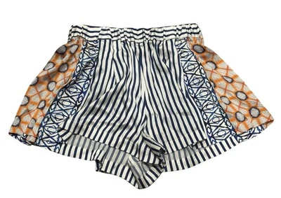 Silvia Tcherassi Eden Shorts in Navy Stripe - Image 1 of 4