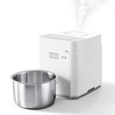 Humidificador de acero inoxidable Mifasol niebla caliente 3,3 L/0,87 gal humidificador de vapor grande Foto 1 de 4