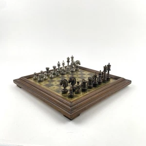 Vtg Italfama Staunton Silver & Brass 32-Piece Chess Set - Picture 1 of 15