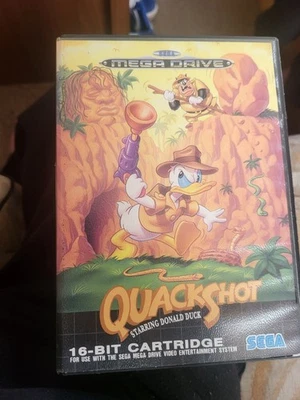 Mega drive game complete quack shot - Image 1 of 3
