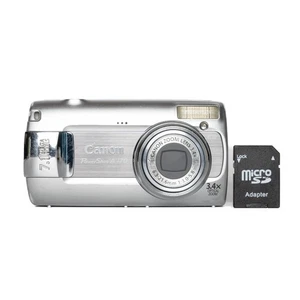 Canon PowerShot A470 7.1MP Digital Camera - Silver - FULLY FUNCTIONAL - Picture 1 of 10