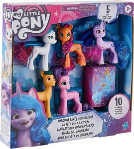 UNICORN PARTY CELEBRATION My Little Pony BOX SET 5 Figure 9cm Hasbro F2033 - Foto 1 di 4