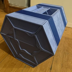 NOS NEW ROLYKIT Deluxe S-11 Blue Sewing Crafts Hobbies Toolbox Fishing Tacklebox - Picture 1 of 6