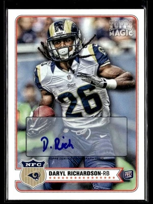 2012 Topps Magic Autographs Daryl Richardson RC Auto St. Louis Rams #56 - Image 1 of 2