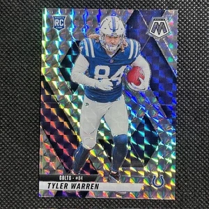 2025 Panini Mosaic Football Tyler Warren (RC) Rookie #354 Silver Mosaic Prizm - Bild 1 von 2