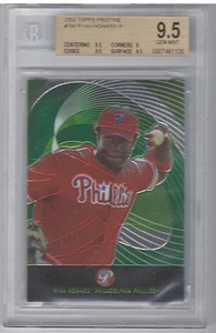 BGS Gem Mint 9.5 2003 Topps Pristine Ryan Howard Rookie Card #'d /499 - Picture 1 of 1