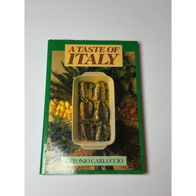 A Taste of Italy Cookbook Antonio Carluccio Italian Recipes Cooking Foto 1 de 2