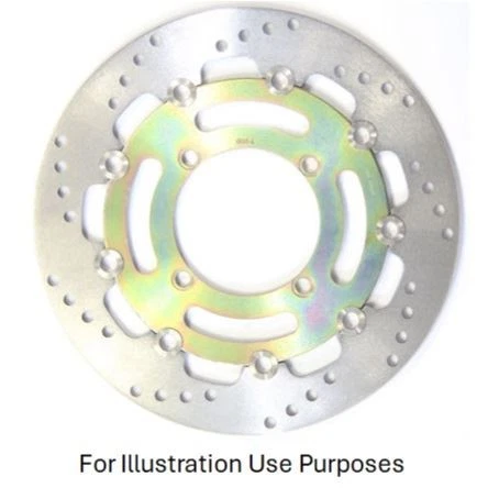 Disco de freno delantero izquierdo EBC MX/ATV/Enduro Float FR para Kawasaki KLX 650 C 1993-97 Foto 1 de 2