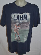 T-Shirt vom FC Bayern München, #21 PHILIPP LAHM, Größe 140, Blau  -Sammlerstück-