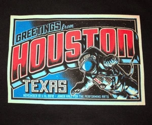 EDDIE VEDDER - Houston TX T-Shirt Size XL - November 12 13 2012 pearl jam texas - Picture 1 of 4