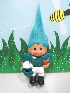 MIAMI DOLPHINS NFL GOOD LUCK SPORTS TROLL - 4" Ace Treasure Troll - NEU - Selten - Bild 1 von 7