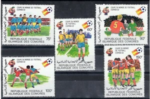 COMORES 1981 Y&T 332/336 CAMPEONATO MUNDIAL DE FUTBOL  ESPAÑA 82 - Imagen 1 de 1