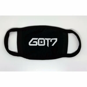 Kpop GOT7 Face Mask / Black / 100% Cotton / Washable / Reusable - Picture 1 of 3