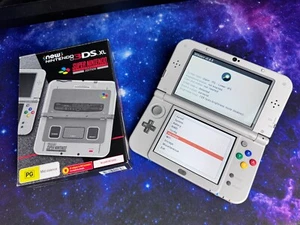 LOOPY Capture Card +DUAL IPS SNES Super Nintendo Boxed 128gb New Nintendo 3DS XL - Picture 1 of 23