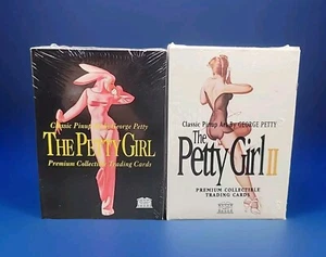 The Petty Girl I & II Sealed Premium Cards Classic 30s 40s 50s Pinup Art 1994-95 - Picture 1 of 6