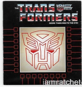 Transformers Original G1 1986 Box Insert Catalog Checklist Form - Picture 1 of 1