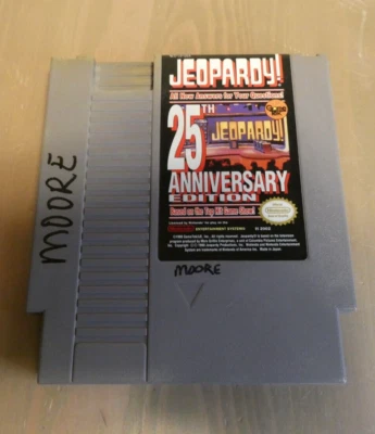 Jeopardy 25th Anniversary Edition for Nintendo NES Cartridge Only Tested - Image 1 of 3