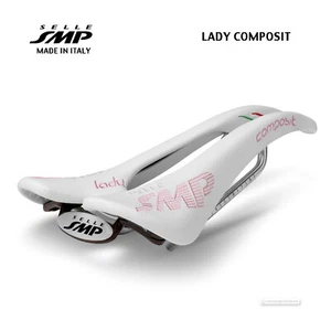 NEW Selle SMP LADY COMPOSIT Saddle Womens : WHITE - Picture 1 of 2