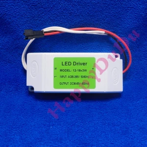 1pc AC LED Driver +Shell 12~18x3W 600mA Power Supply Lamp Light Bulb 36W 45W 54W - Picture 1 of 3