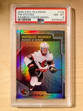 2020-21 O-Pee-Chee Platinum Tim Support Rainbow Color Wheel PSA 8