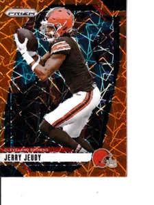 2024 Prizm Football Orange Lazer Jerry Jeudy - Picture 1 of 2
