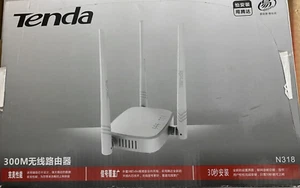 TENDA N318 WiFi Router Tenda 300M Wireless WiFi Router Reuter with PSU (Inc VAT) - Picture 1 of 11