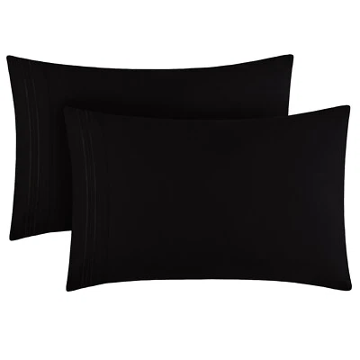 Conjunto de 2 fronhas de microfibra coleção icônica Mellanni - Imagem 1 de 2