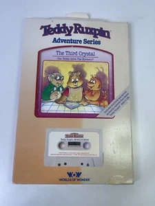 Teddy Ruxpin Book Cassette Tape Worlds Of Wonder WOW THE THIRD CRYSTAL - Picture 1 of 8