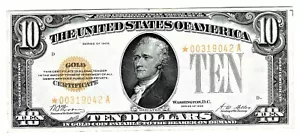 Fr. 2400 1928 Gold Certificate. High Grade Star Note - Picture 1 of 2