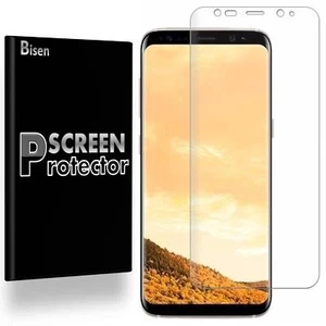 2-PACK BISEN FULL COVER Screen Protector Saver For Samsung Galaxy S8 [wet Apply] - Picture 1 of 6