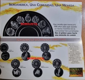 Año 1991. COMPLETA I SERIE IBEROAMERICANA ENCUENTRO DE DOS MUNDOS 1492 - 1992. - Bild 1 von 11