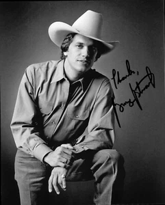 Foto George Stait Firmata Autografo 8x10 Pura Leggenda Country Musica Rara - Foto 1 di 2