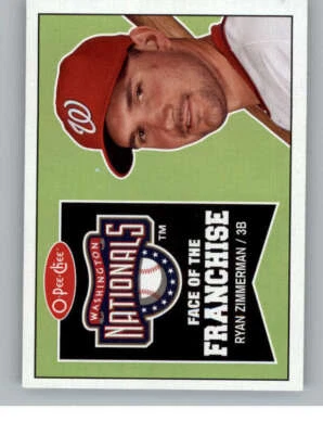 2009 O-Pee-Chee Face of the Franchise #FF16 Ryan Zimmerman (ref 144739) - Image 1 of 2