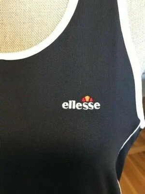 Ellesse Mujer Azul Marino y Blanco Ropa Activa/Tenis/Correr Talla XL ~ NUEVO CON ETIQUETAS ~ Foto 1 de 4