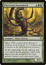 Phyrexian Swarmlord - Foil New Phyrexia MP MTG