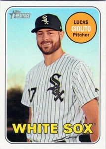 2018 Topps Heritage #357 Lucas Giolito Chicago White Sox - Picture 1 of 2