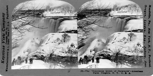 1901 - Reina de las Cataratas - Niágara, Nueva York - estereografía - Imagen 1 de 2