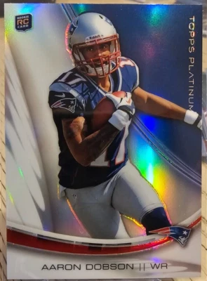 2013 Topps Platinum Aaron Dobson RC #138 Patriots - Image 1 of 2