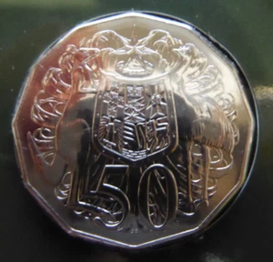 2004 Australian Fifty cent 50c coin - AUSTRALIA'S VOLUNTEERS - UNC ex Mint Set - Picture 1 of 2