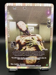 THE BACKROOMS TCG KICKSTARTER HOLO - FACELING 87/102 - Picture 1 of 3