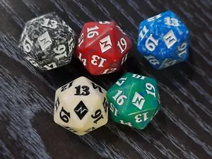 MTG , Battle For Zendikar, Spindown D20 dice each one (5 dice in total) - Picture 1 of 1