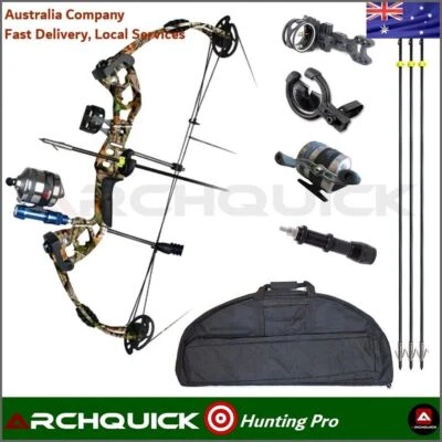 JunXing Compound Bow fishing Bowfishing Kit with Arrow Ready to Shoot Right Hand - image 1 of 4