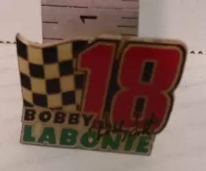 1998 Nascar Bobby Labonte World Wide Registry Lapel Hat Cap Pinback FREE SHIP - Picture 1 of 2
