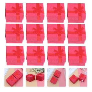 12Pcs Small Gift Boxes Jewelry Case Gift Boxes Lids Jewelry Box Organizers - Picture 1 of 12