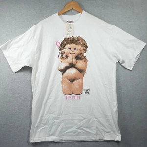 Vintage 1993 Dreamsicles "Faith" Baby Cherub T-Shirt Größe XL Sof Tee Made in USA Neu mit Etikett - Bild 1 von 12