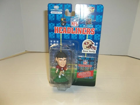 Steve Young Collectible Figure 1996 NFL Headliners SF San Francisco 49ers Cover
