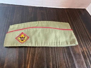 Vintage 1960s Official Boy Scouts Garrison Cap Hat Medium 6 3/4-6 7/8 BSA - Picture 1 of 3