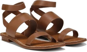 Sandalia Franco Sarto Tanara para mujer color tostado con correa al tobillo nueva/sin caja 9,5 M - Imagen 1 de 5